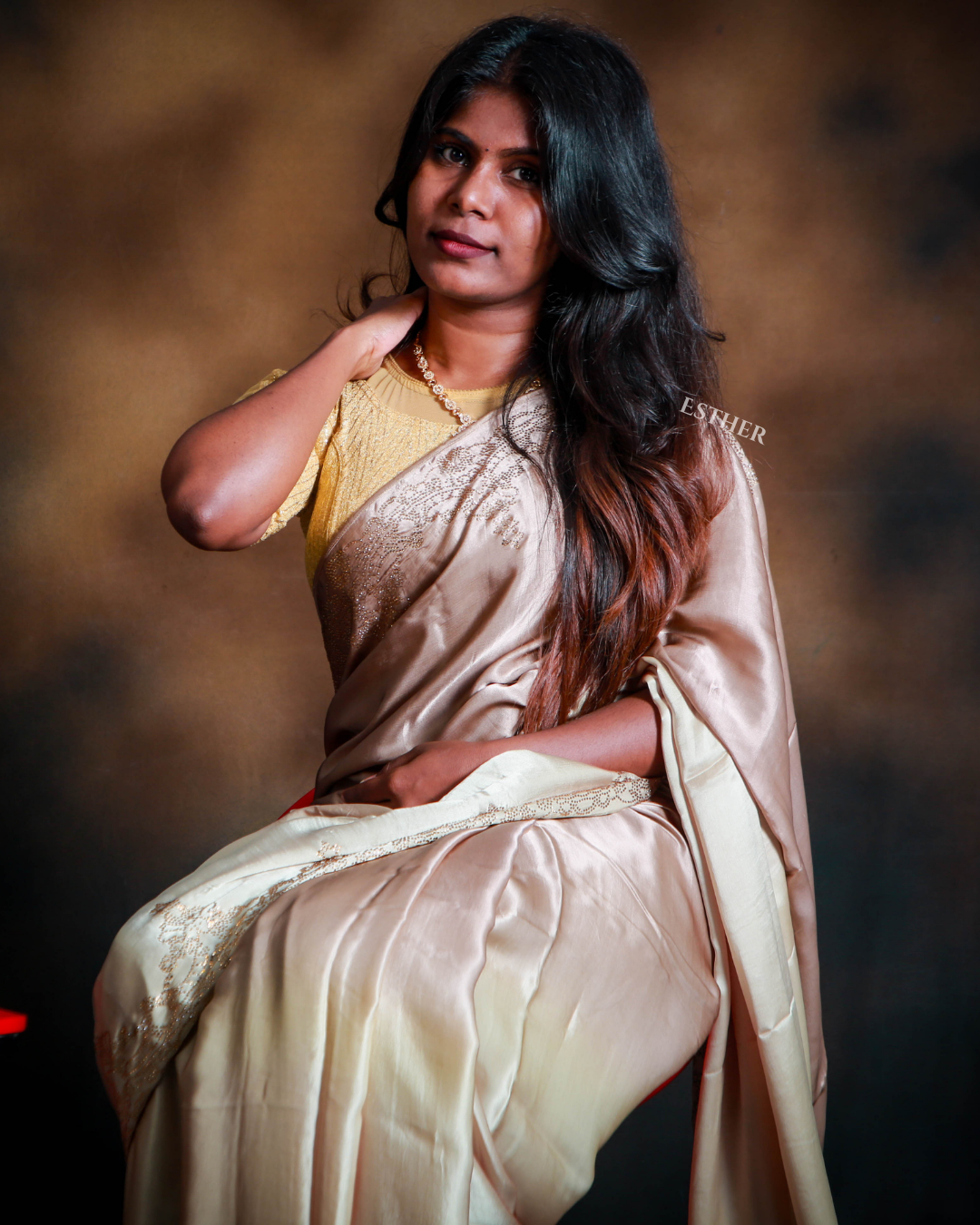 Olive Dusk Saree