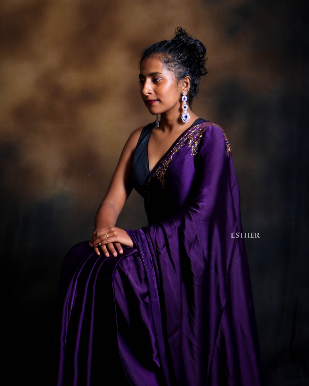 Violet Dream Saree