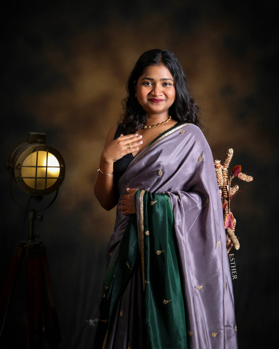 Sage Haze Saree
