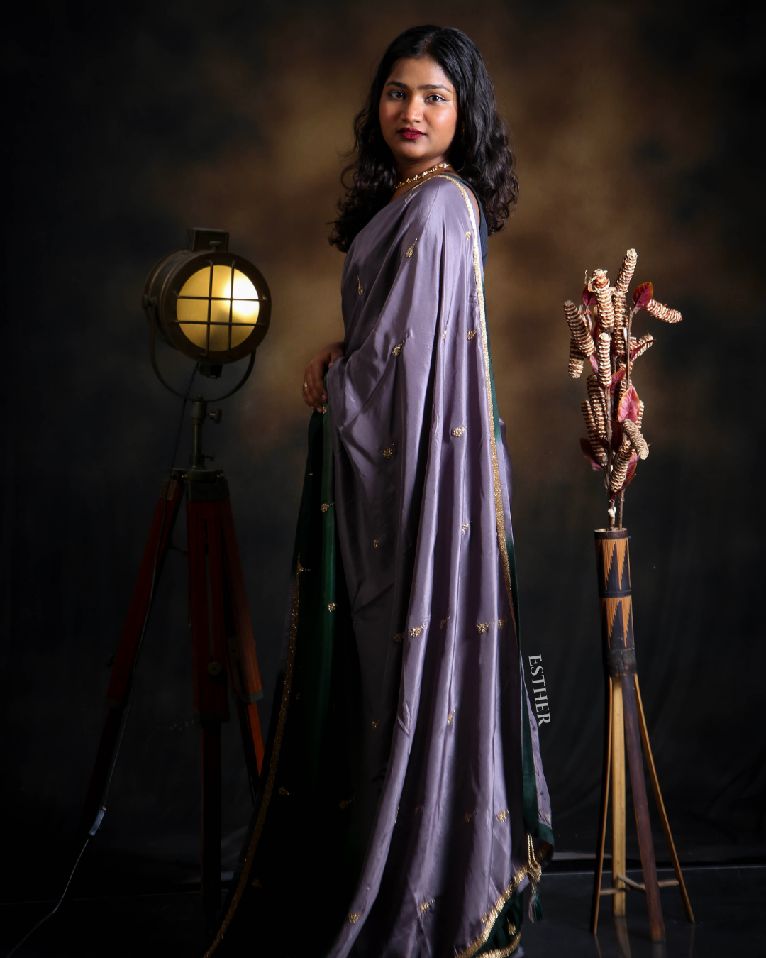 Sage Haze Saree