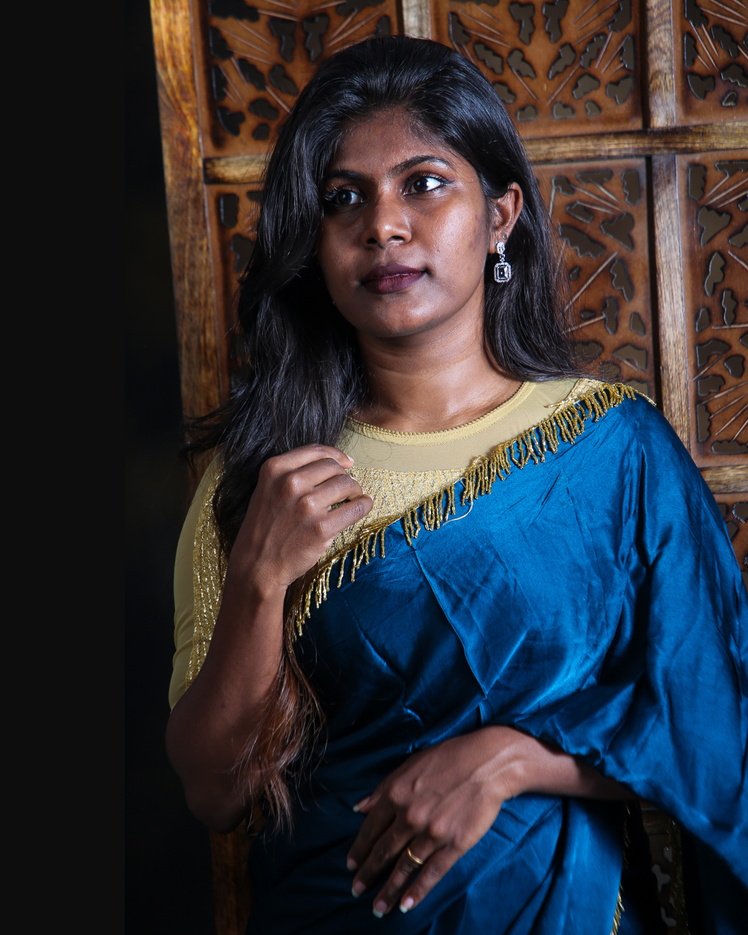 Blue Mirage Saree