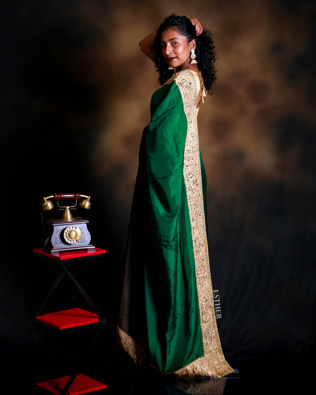 Earthy Meadow Saree