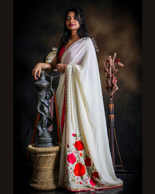 Rosé Tapestry Saree