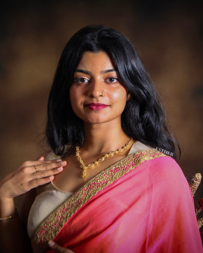 Rose Ember Saree