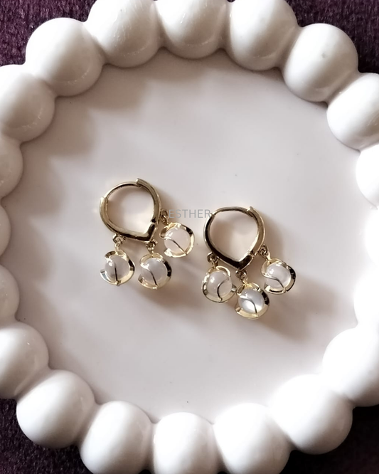 Ivory Beads Earrings