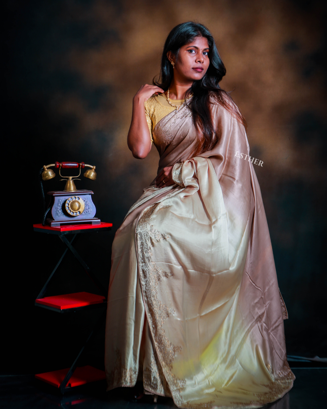 Olive Dusk Saree