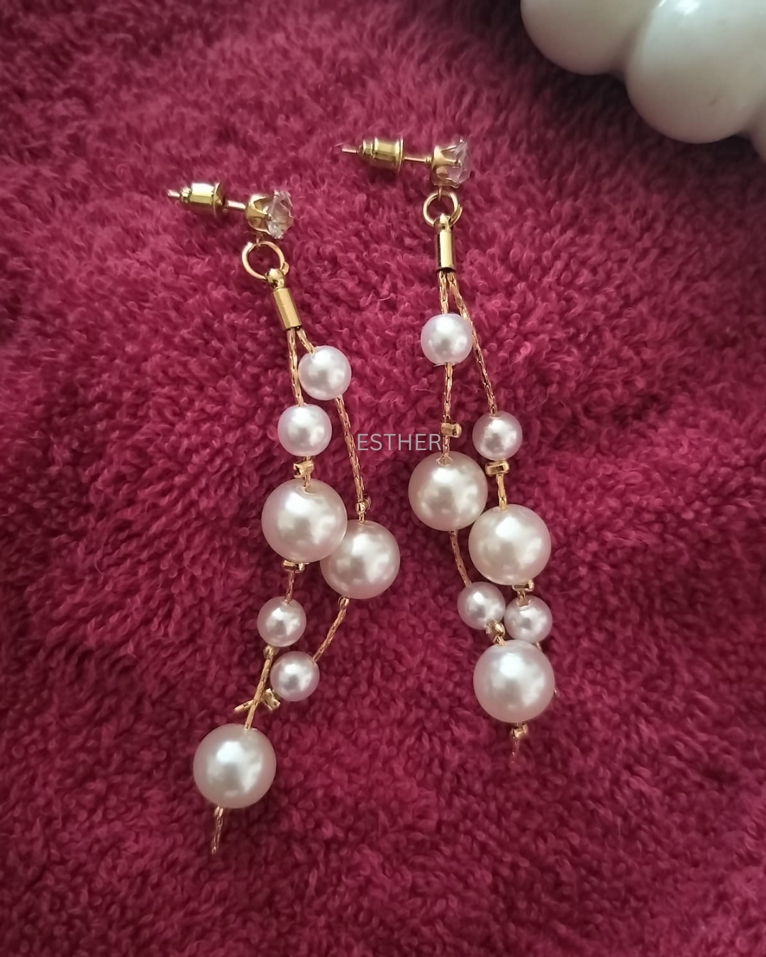 Pearl Cascade Earrings