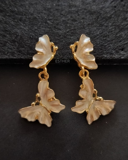 Ivory Flutter Earrings