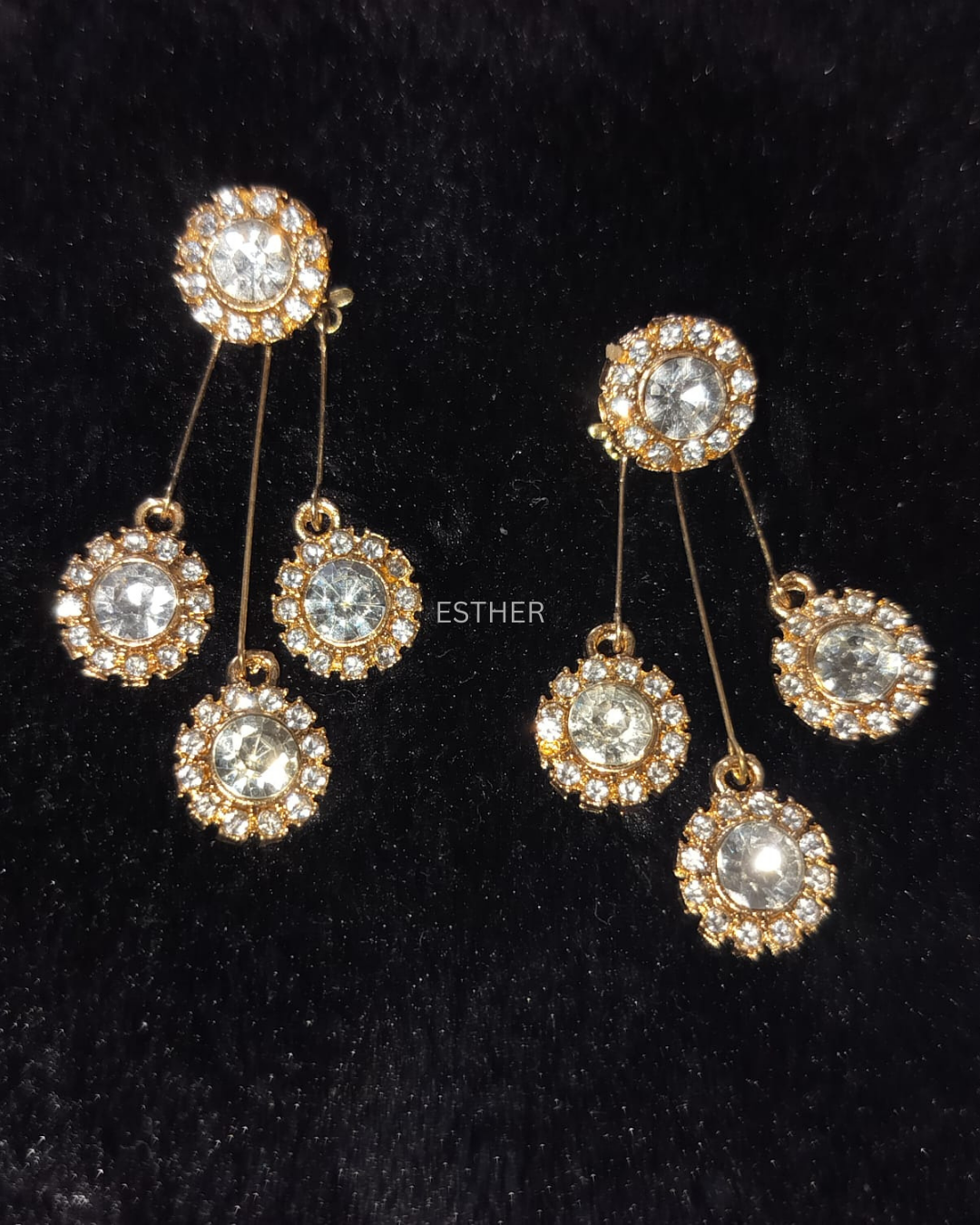 Circle drops 2in1 Earrings
