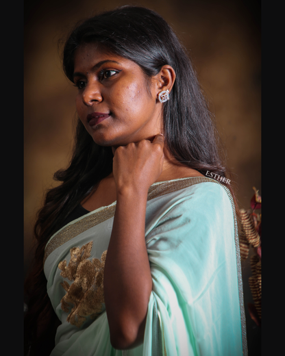 Blue Whisper Saree