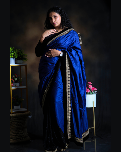 Velvet Storm Saree