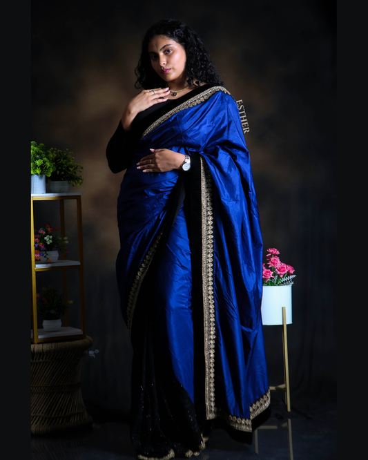 Velvet Storm Saree
