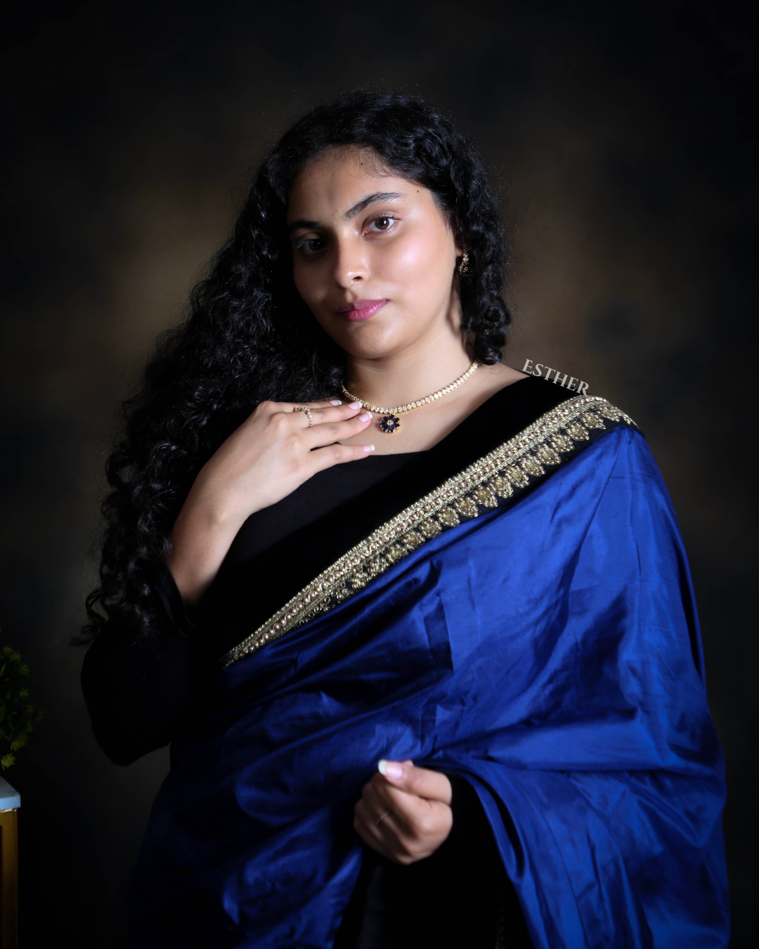 Velvet Storm Saree