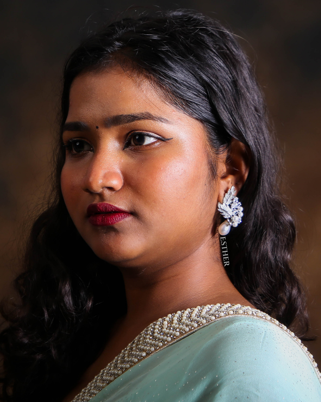 Frosted Mint Saree