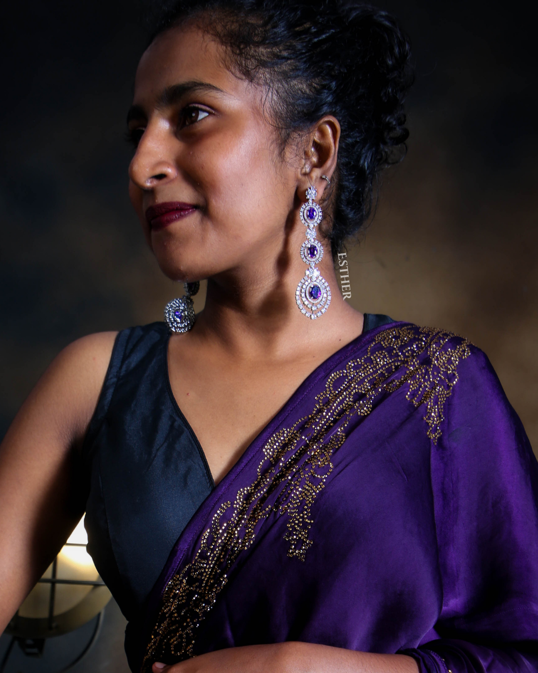 Violet Dream Saree