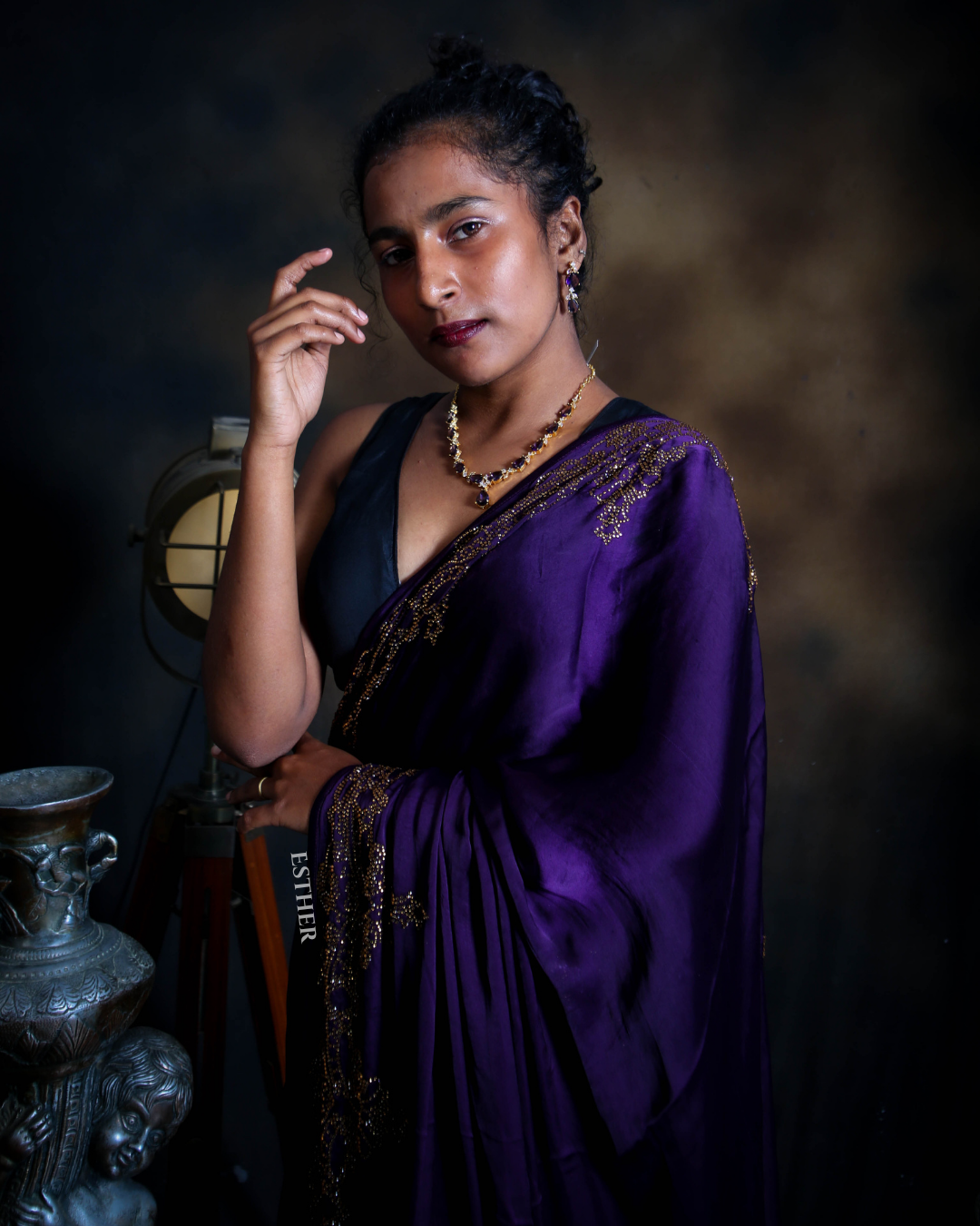 Violet Dream Saree