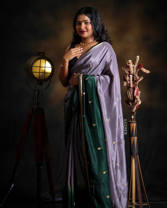Sage Haze Saree